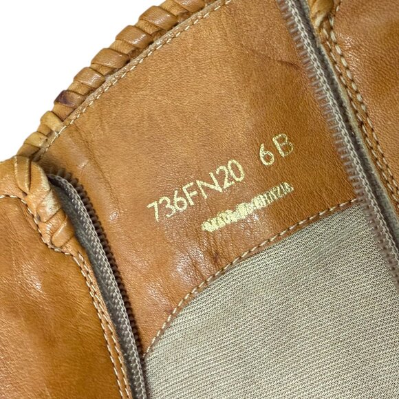 Women’s Vintage 1st edition classics Boots tan leather 1970s size 6b - Picture 6 of 7